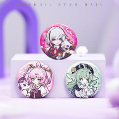Honkai: Star Rail Little Cat Series Tinplate Badge
