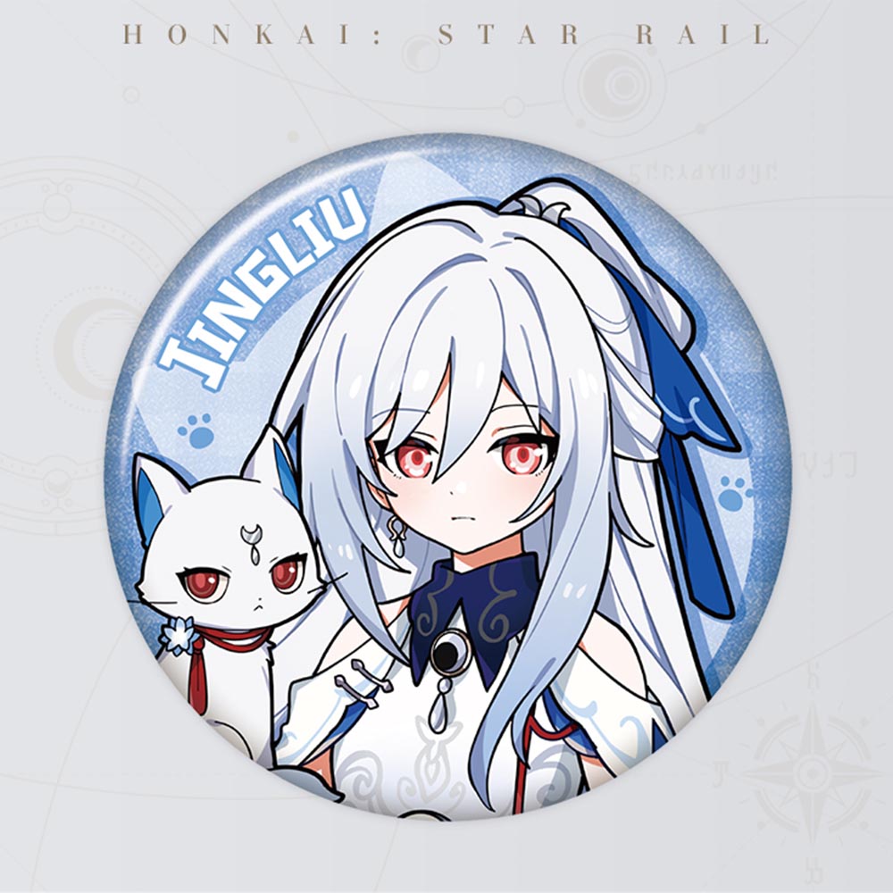 Honkai: Star Rail Little Cat Series Tinplate Badge