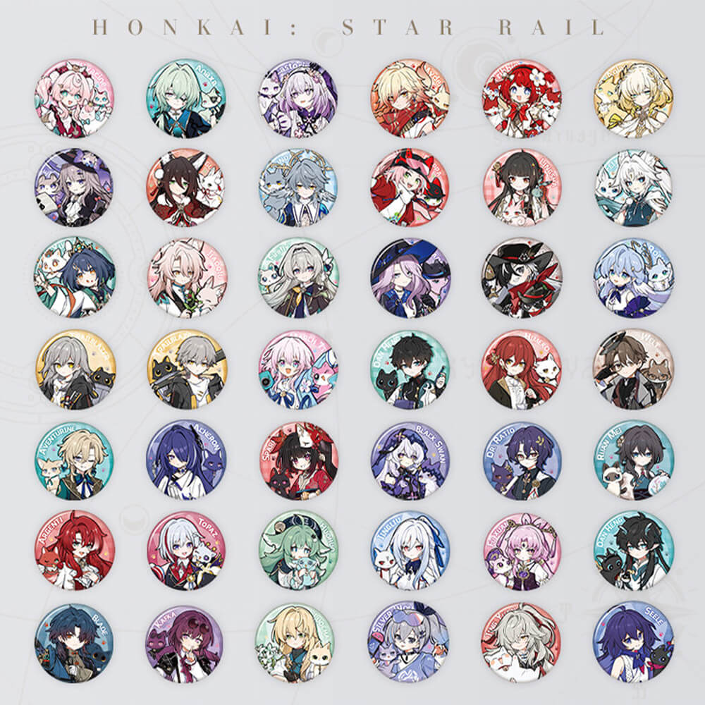 Honkai: Star Rail Little Cat Series Tinplate Badge