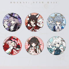 Honkai: Star Rail Little Cat Series Tinplate Badge