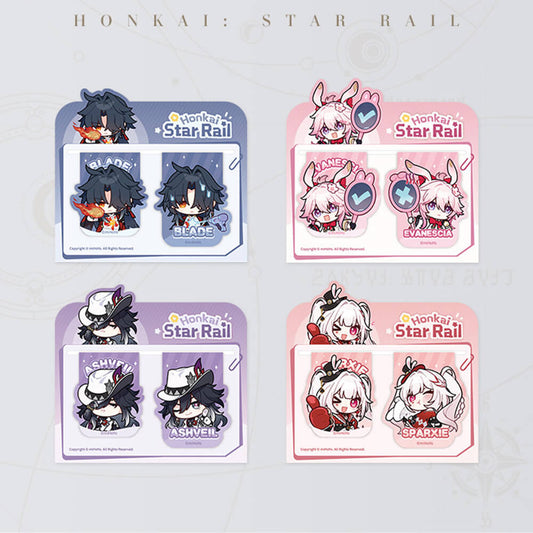 Honkai: Star Rail Pom-Pom Gallery Soft Magnetic Bookmark Set