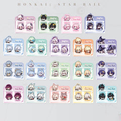 Honkai: Star Rail Pom-Pom Gallery Soft Magnetic Bookmark Set