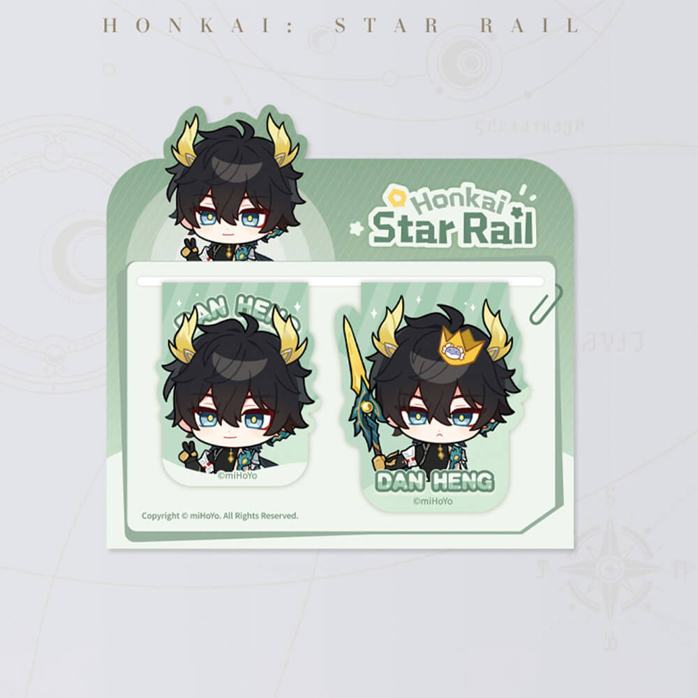 Honkai: Star Rail Pom-Pom Gallery Soft Magnetic Bookmark Set