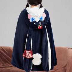 Honkai: Star Rail Pom Pom Plush Shawl Blanket