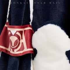 Honkai: Star Rail Pom Pom Plush Shawl Blanket