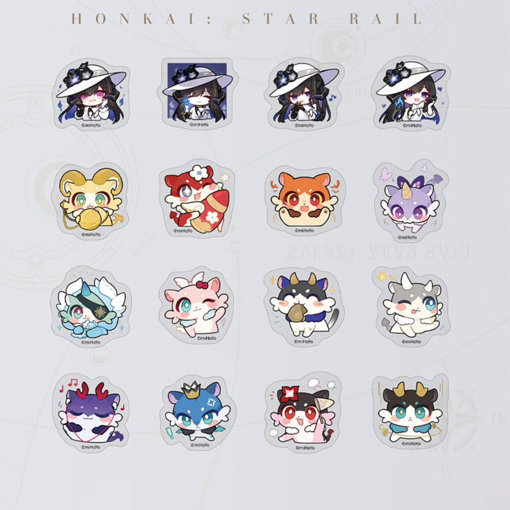 Honkai: Star Rail Q Version Sticker Pack