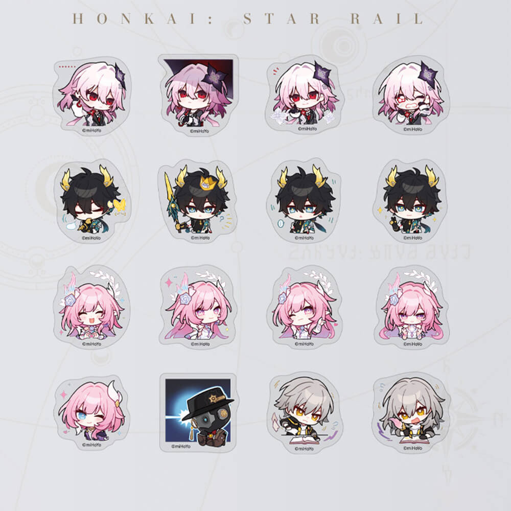Honkai: Star Rail Q Version Sticker Pack