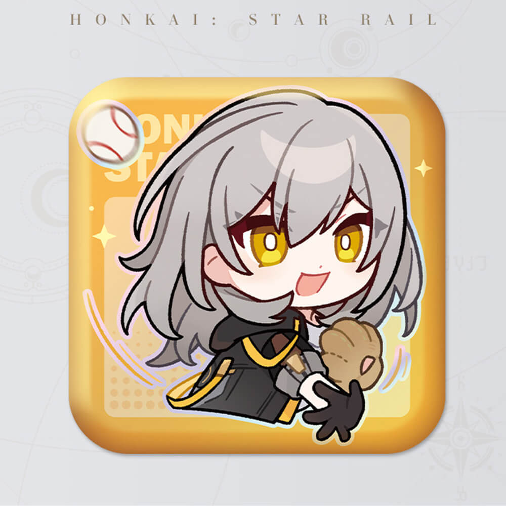 Honkai: Star Rail Square Cartoon Badges