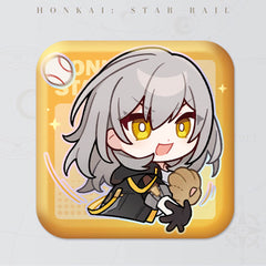 Honkai: Star Rail Square Cartoon Badges
