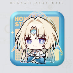 Honkai: Star Rail Square Cartoon Badges