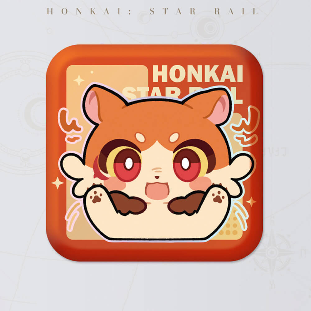 Honkai: Star Rail Square Cartoon Badges