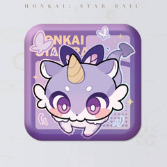Honkai: Star Rail Square Cartoon Badges