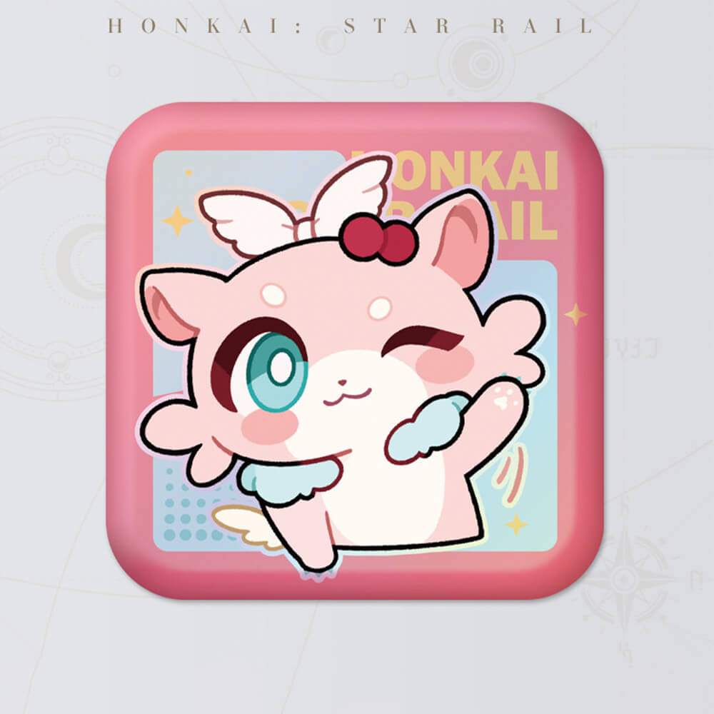 Honkai: Star Rail Square Cartoon Badges