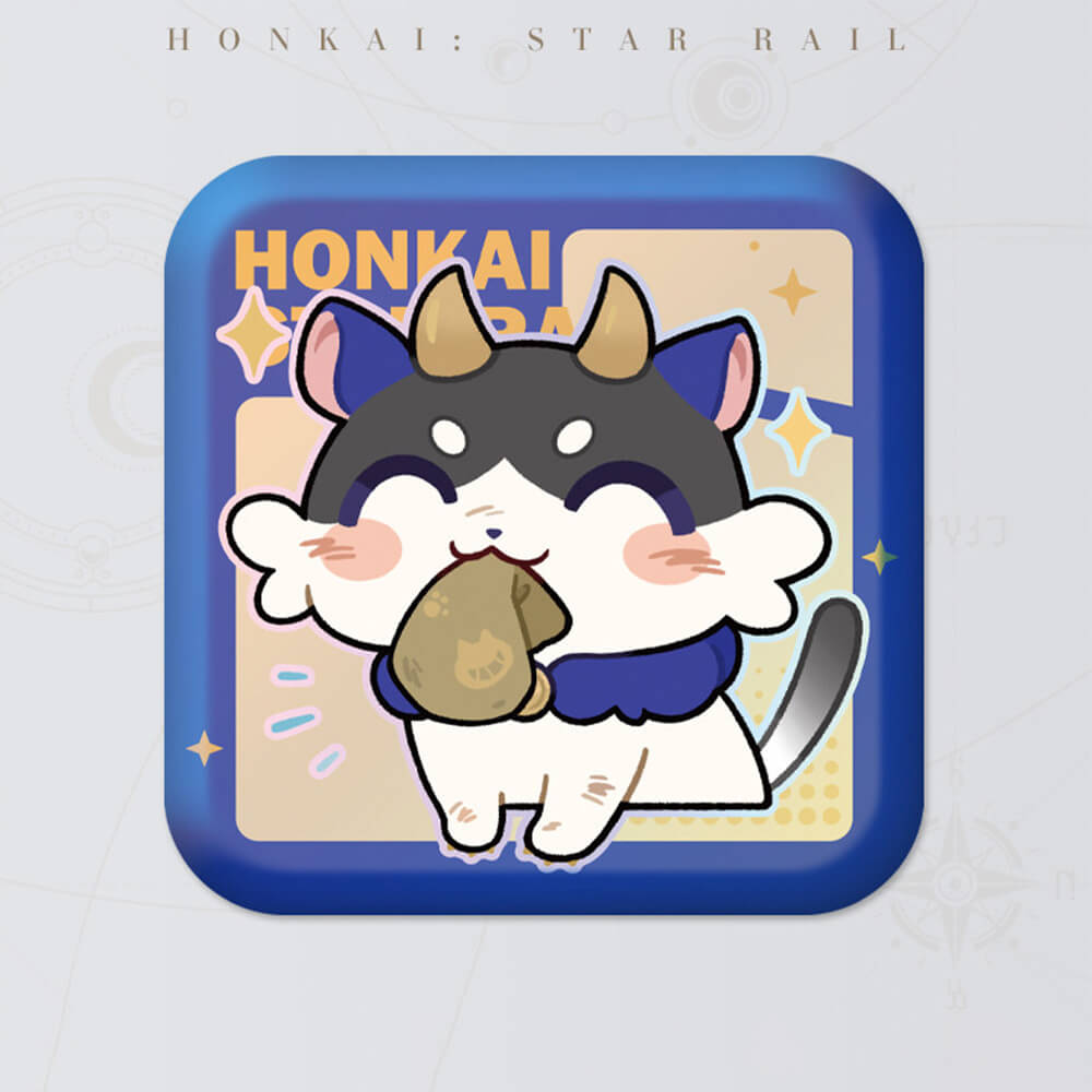 Honkai: Star Rail Square Cartoon Badges