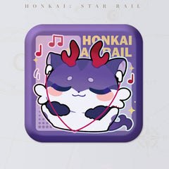 Honkai: Star Rail Square Cartoon Badges