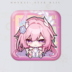 Honkai: Star Rail Square Cartoon Badges