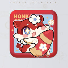 Honkai: Star Rail Square Cartoon Badges