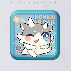 Honkai: Star Rail Square Cartoon Badges