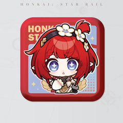Honkai: Star Rail Square Cartoon Badges