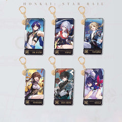 Honkai: Star Rail Hunt Path Character Keychain