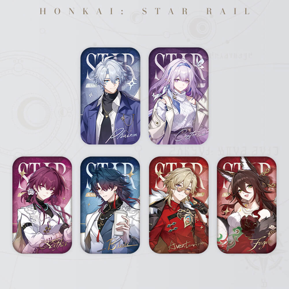 Honkai: Star Rail Train Travel Series Tinplate Badge