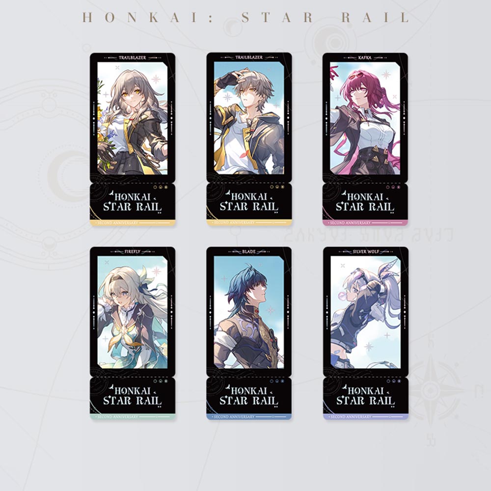 【 Pre order 】Honkai: Star Rail 2nd Anniversary Celebration Faux Film Cards