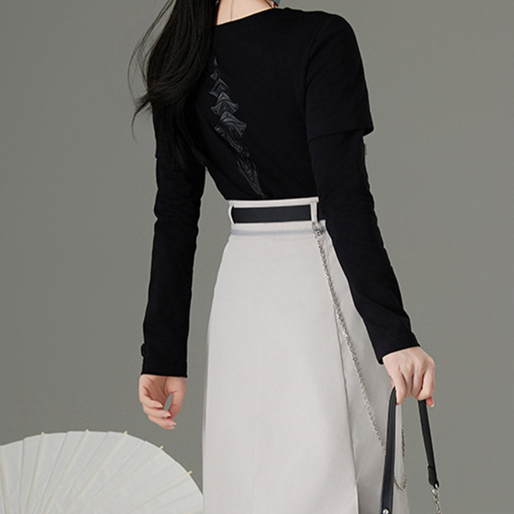 Honkai: Star Rail Acheron Impression Series Long-sleeved T-shirt