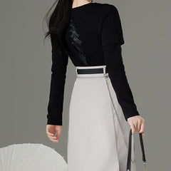 Honkai: Star Rail Acheron Impression Series Long-sleeved T-shirt