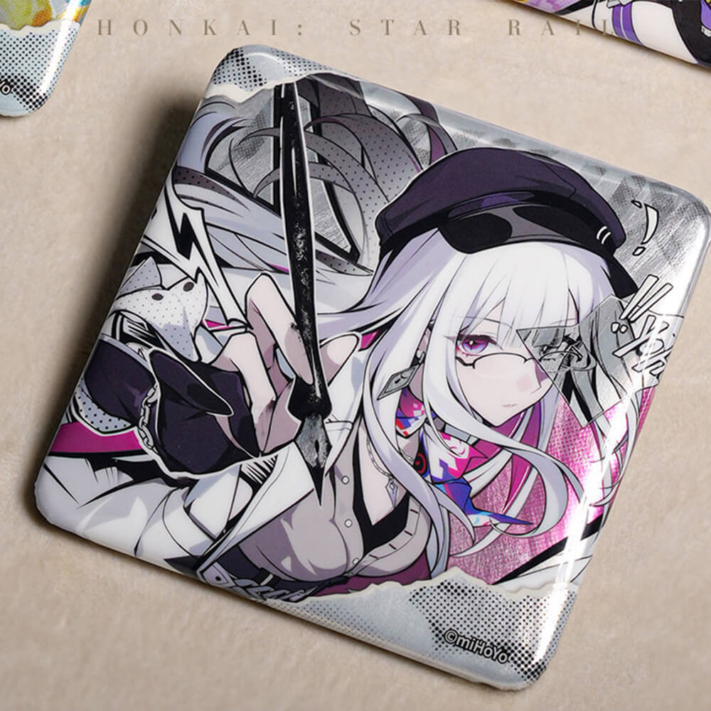 Honkai: Star Rail Aha Universe Series Square Tinplate Badge