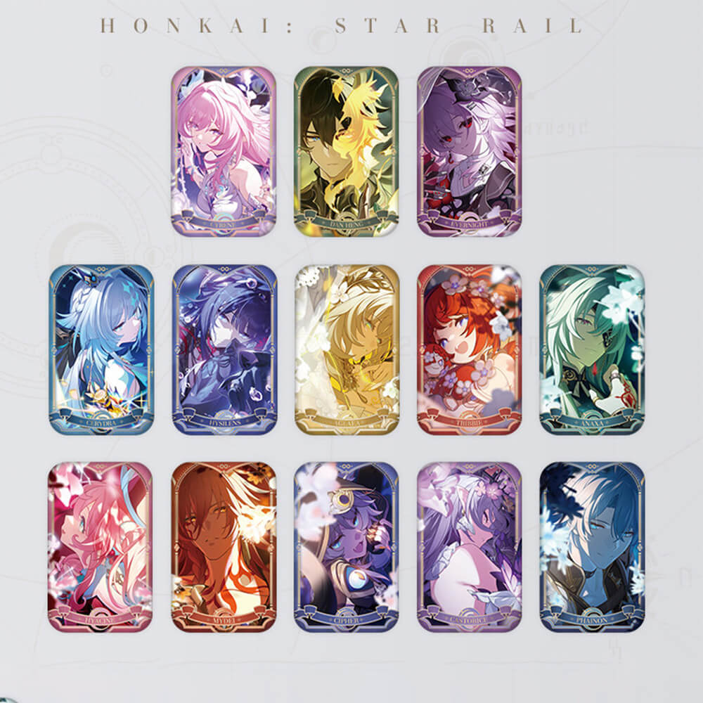 Honkai: Star Rail Amphoreus’ Saga of Heroes Series Tinplate Badges
