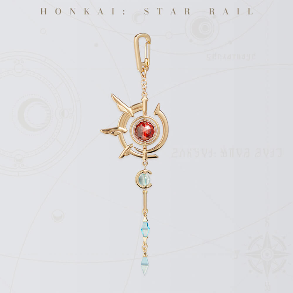 Honkai: Star Rail Anaxa Impression Series Metal Keychain