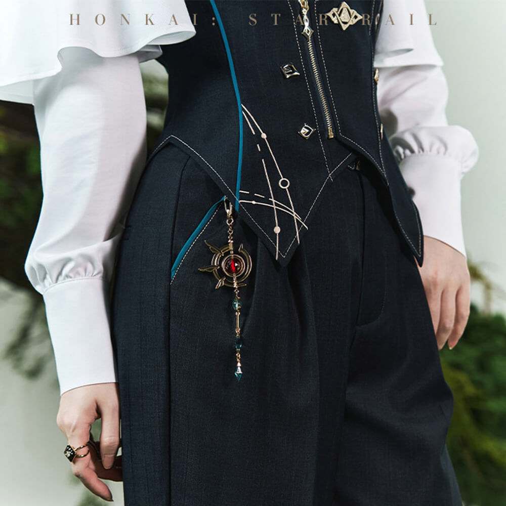 Honkai: Star Rail Anaxa Impression Series Metal Keychain