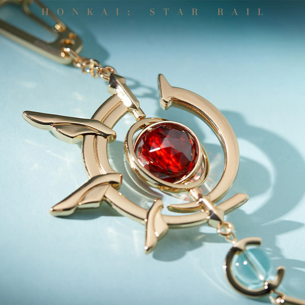 Honkai: Star Rail Anaxa Impression Series Metal Keychain