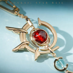 Honkai: Star Rail Anaxa Impression Series Metal Keychain