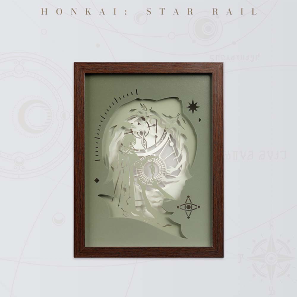 Honkai: Star Rail Anaxa's Parapsychology Experiment Shadow Box Paper Lamp