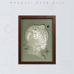 Honkai: Star Rail Anaxa's Parapsychology Experiment Shadow Box Paper Lamp