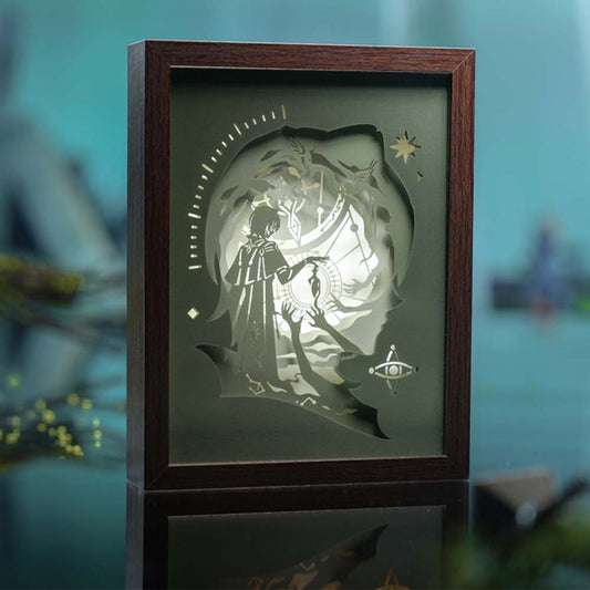 Honkai: Star Rail Anaxa's Parapsychology Experiment Shadow Box Paper Lamp