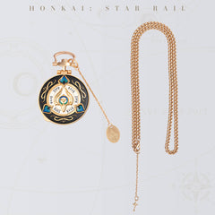 【 Pre order 】Honkai: Star Rail Aventurine Imitation Pocket Watch Keychain