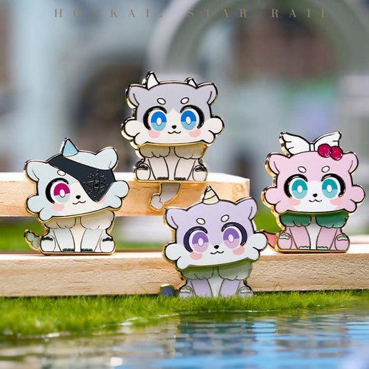 Honkai: Star Rail Awoo Awoo Chimera Metal Badges