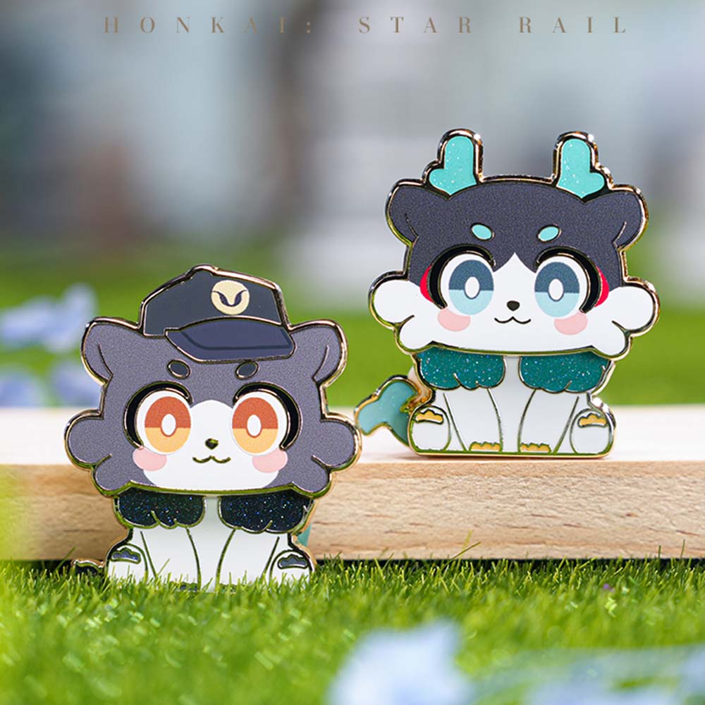 Honkai: Star Rail Awoo Awoo Chimera Metal Badges