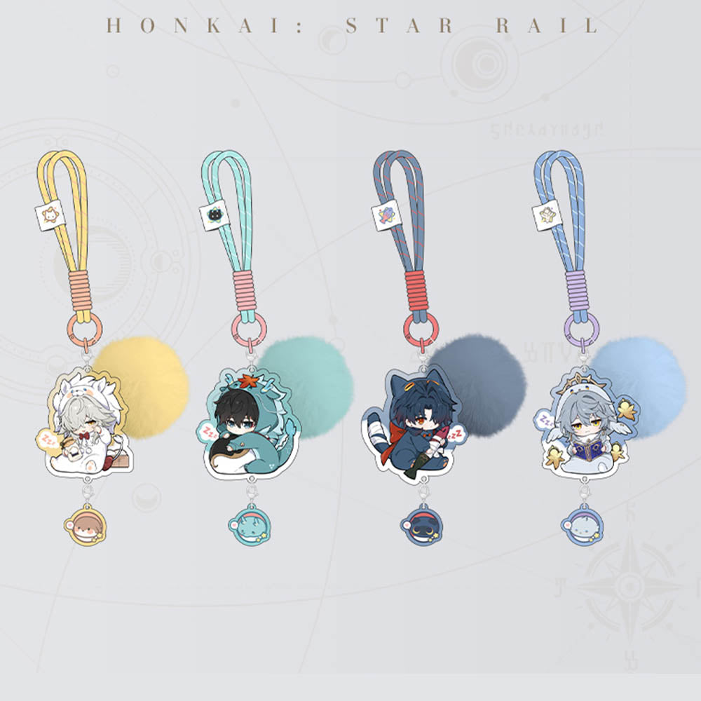 Honkai: Star Rail Boys Dormitory Series Q Version Acrylic Keychain