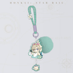 Honkai: Star Rail Boys Dormitory Series Q Version Acrylic Keychain