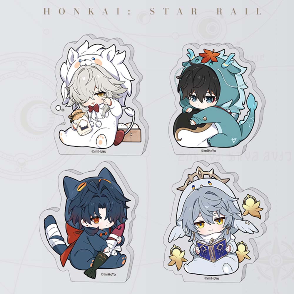 Honkai: Star Rail Boys Dormitory Series Q Version Acrylic Mini Stand