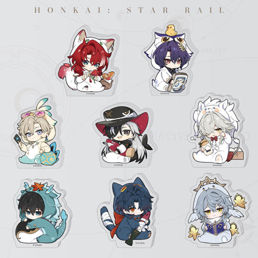 Honkai: Star Rail Boys Dormitory Series Q Version Acrylic Mini Stand