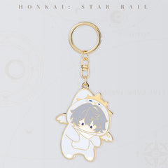 Honkai: Star Rail Boys Dormitory Series Q Version Metal Keychain