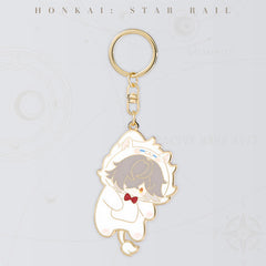 Honkai: Star Rail Boys Dormitory Series Q Version Metal Keychain