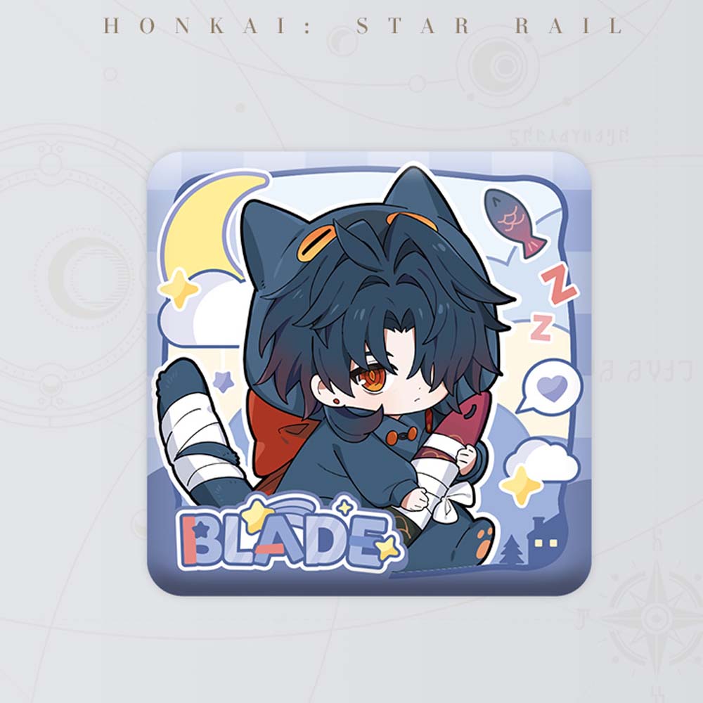 Honkai: Star Rail Boys Dormitory Series Q Version Square Badge