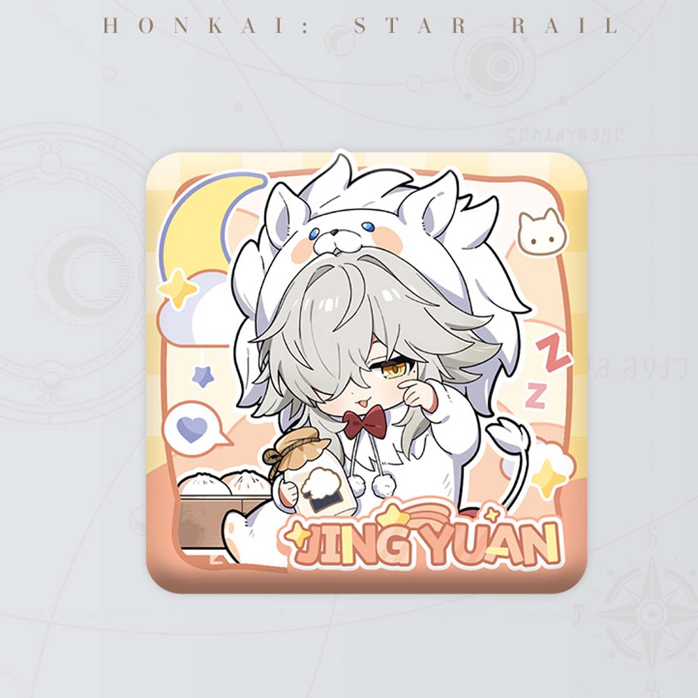 Honkai: Star Rail Boys Dormitory Series Q Version Square Badge