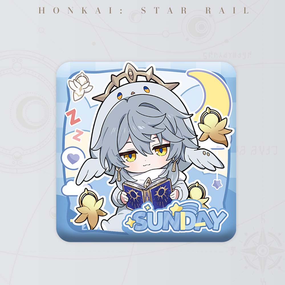 Honkai: Star Rail Boys Dormitory Series Q Version Square Badge