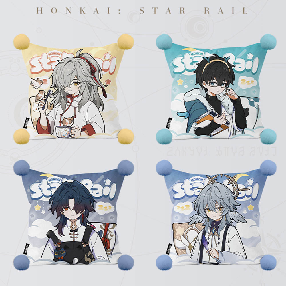Honkai: Star Rail Boys Dormitory Series Throw Pillows